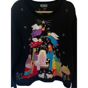 Vintage BEREK 2 by TAKAKO SAKON Large Christmas Nativity Scene Tiny Flaw